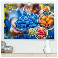 Vorderes Coverbild Ernteglück - Eine handvoll süßer Früchte zum Anbeißen (hochwertiger Premium Wandkalender 2026 DIN A2 quer), Kunstdruck in Hochglanz