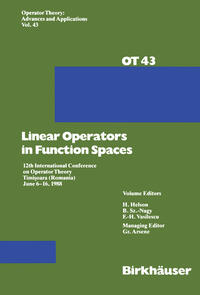 Vorderes Coverbild Linear Operators in Function Spaces