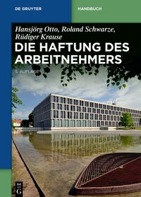 Vorderes Coverbild Die Haftung des Arbeitnehmers