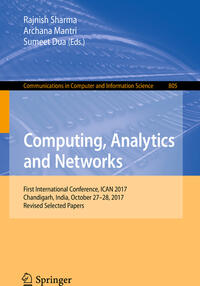 Vorderes Coverbild Computing, Analytics and Networks