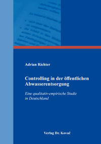 Vorderes Coverbild Controlling in der öffentlichen Abwasserentsorgung