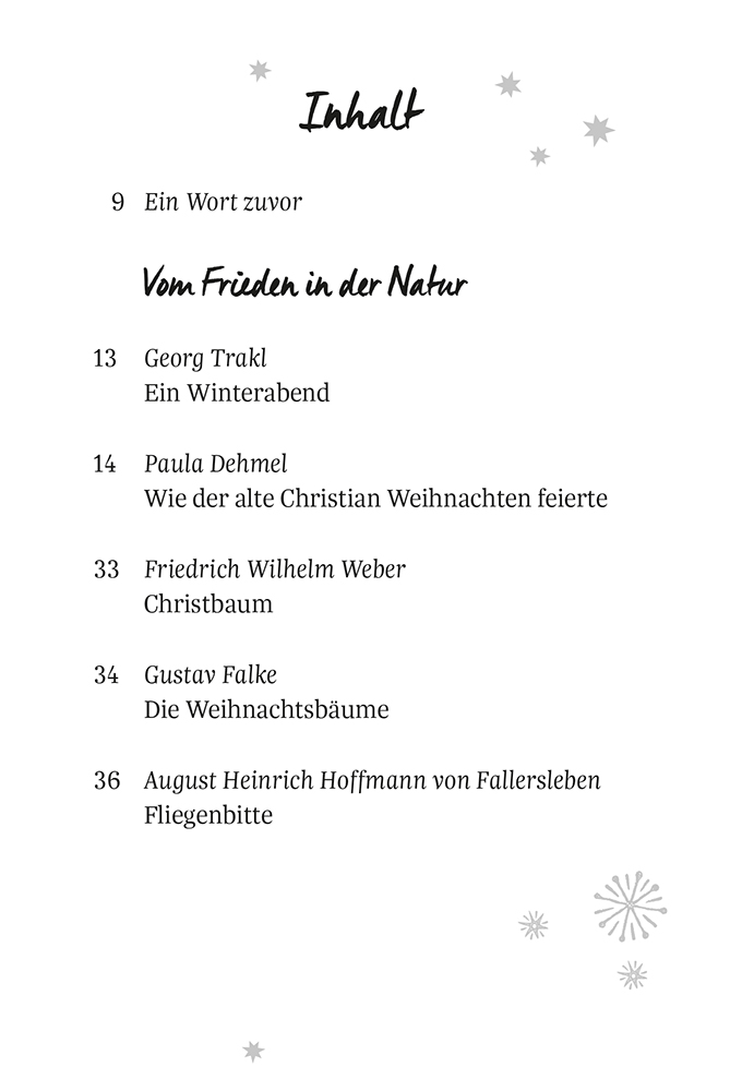 Beispielinhalt (Bild) Friede auf Erden