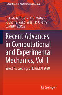 Vorderes Coverbild Recent Advances in Computational and Experimental Mechanics, Vol II