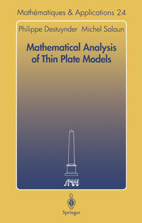 Vorderes Coverbild Mathematical Analysis of Thin Plate Models
