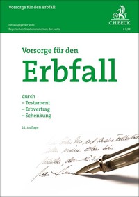 Vorderes Coverbild Vorsorge für den Erbfall