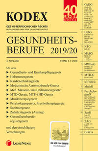 Vorderes Coverbild KODEX Gesundheitsberufe 2019/2020
