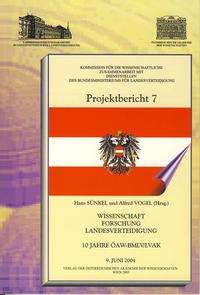 Vorderes Coverbild Wissenschaft - Forschung - Landesverteidigung