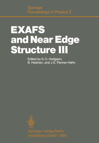 Vorderes Coverbild EXAFS and Near Edge Structure III