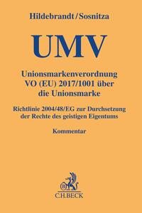 Vorderes Coverbild Unionsmarkenverordnung