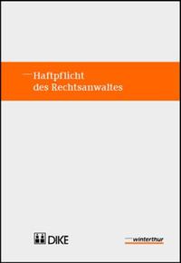 Vorderes Coverbild Haftpflicht des Rechtsanwaltes