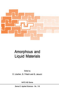 Vorderes Coverbild Amorphous and Liquid Materials