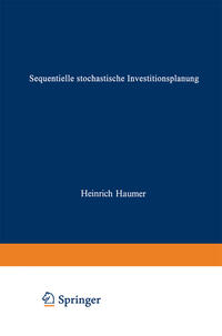 Vorderes Coverbild Sequentielle stochastische Investitionsplanung