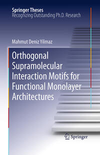 Vorderes Coverbild Orthogonal Supramolecular Interaction Motifs for Functional Monolayer Architectures