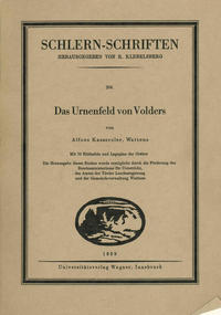 Vorderes Coverbild Das Urnenfeld von Volders