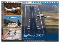 Vorderes Coverbild Airliner 2025 (Wandkalender 2025 DIN A4 quer), CALVENDO Monatskalender