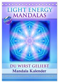 Vorderes Coverbild Light Energy Mandalas - Kalender - Vol. 2 (Tischkalender 2026 DIN A5 hoch), CALVENDO Monatskalender