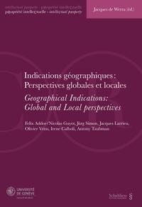 Vorderes Coverbild Indications géographiques : Perspectives globales et locales