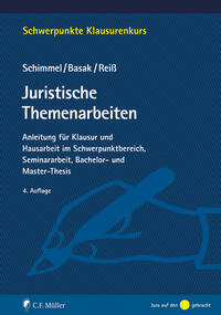 Vorderes Coverbild Juristische Themenarbeiten