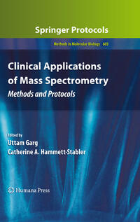 Vorderes Coverbild Clinical Applications of Mass Spectrometry