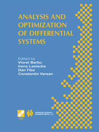 Vorderes Coverbild Analysis and Optimization of Differential Systems