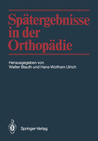 Vorderes Coverbild Spätergebnisse in der Orthopädie