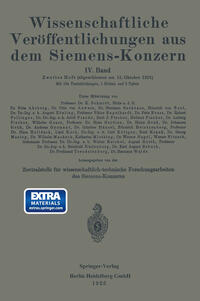 Vorderes Coverbild Wissenschaftliche Veröffentlichungen aus dem Siemens-Konzern