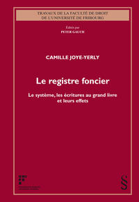 Vorderes Coverbild Le registre foncier