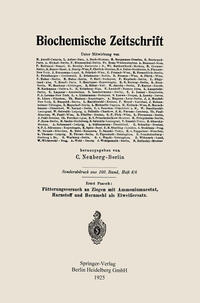Vorderes Coverbild Fütterungsversuch an Ziegen mit Ammoniumacetat, Harnstoff und Hornmehl als Eiweißersatz