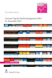 Vorderes Coverbild Luzerner Tag des Stockwerkeigentums 2014