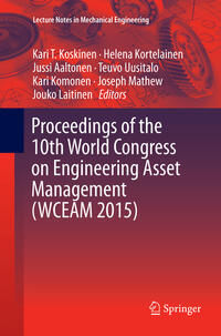 Vorderes Coverbild Proceedings of the 10th World Congress on Engineering Asset Management (WCEAM 2015)