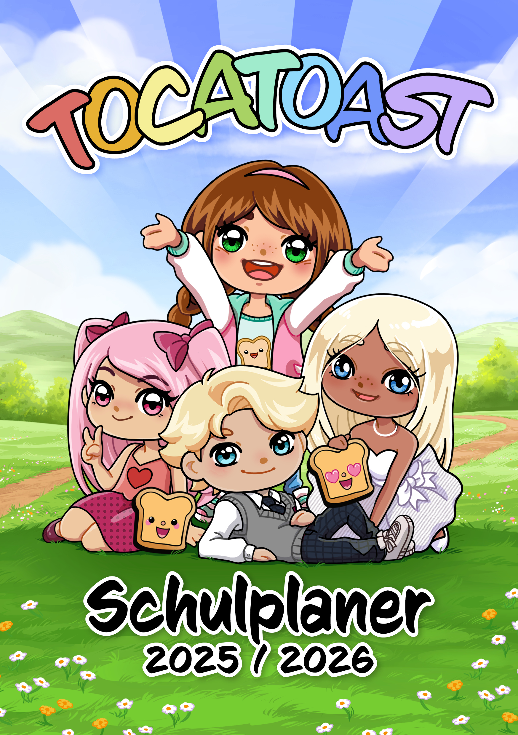 Beispielinhalt (Bild) TocaToast Schulplaner 2025/2026