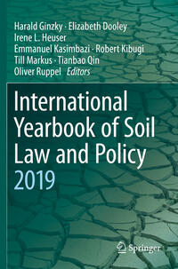 Vorderes Coverbild International Yearbook of Soil Law and Policy 2019