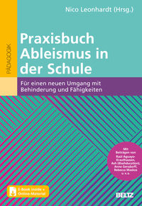 Vorderes Coverbild Praxisbuch Ableismus in der Schule