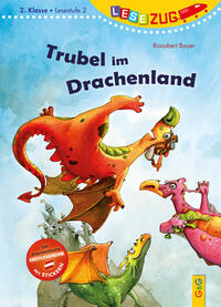 Vorderes Coverbild LESEZUG/2. Klasse - Lesestufe 2: Trubel im Drachenland