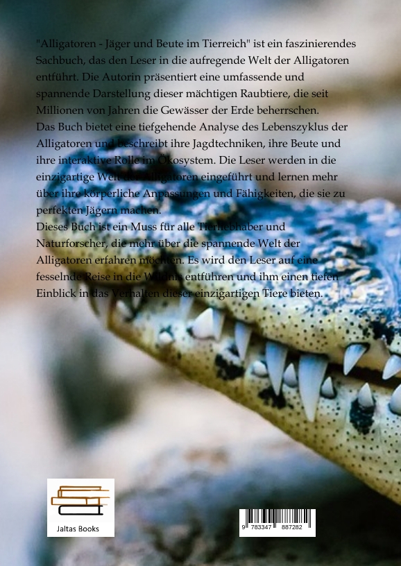 Rückseitencover Alligatoren - Jäger und Beute im Tierreich