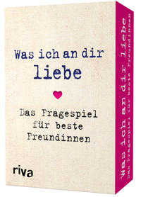 Vorderes Coverbild Was ich an dir liebe – Das Fragespiel für beste Freundinnen