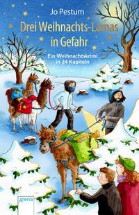 Vorderes Coverbild Drei Weihnachts-Lamas in Gefahr