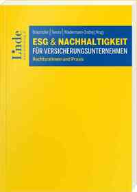 Vorderes Coverbild ESG und Nachhaltigkeit für Versicherungsunternehmen