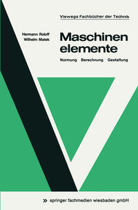 Vorderes Coverbild Maschinenelemente