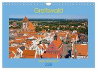 Vorderes Coverbild Greifswald, Bilder einer Stadt (Wandkalender 2025 DIN A4 quer), CALVENDO Monatskalender