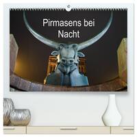 Vorderes Coverbild Pirmasens bei Nacht (hochwertiger Premium Wandkalender 2025 DIN A2 quer), Kunstdruck in Hochglanz