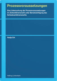 Vorderes Coverbild Prozessvoraussetzungen