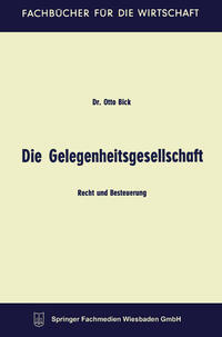 Vorderes Coverbild Die Gelegenheitsgesellschaft