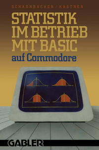 Vorderes Coverbild Statistik im Betrieb mit BASIC auf Commodore