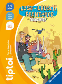 Vorderes Coverbild tiptoi® Lese-Lausch-Abenteuer - Dino-Stadt