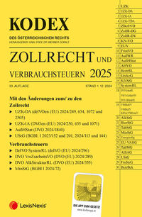 Vorderes Coverbild KODEX Zollrecht 2025 - inkl. App