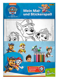 Vorderes Coverbild PAW Patrol: Mein Mal- und Stickerspaß