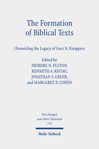 Vorderes Coverbild The Formation of Biblical Texts