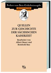 Vorderes Coverbild Quellen zur Geschichte der sächsischen Kaiserzeit