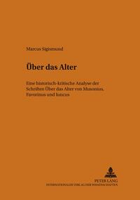 Vorderes Coverbild Über das Alter